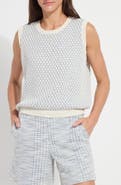 Lysse Claire Textured Linen & Cotton Sweater Vest