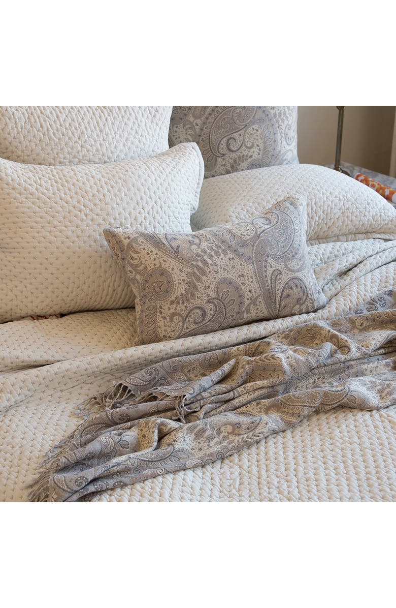 ELISABETH YORK Mila Alabaster King Sham, Alternate, color, White