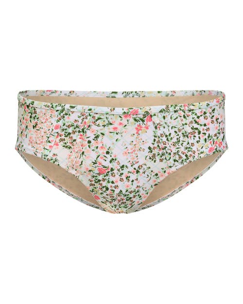 Shop Adore Me Valcea Swimwear Hipster Bikini Bottom In Floral White
