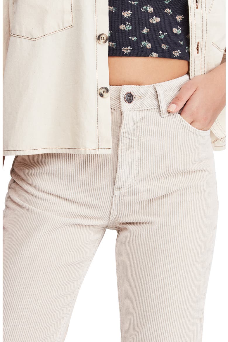 Mom Corduroy Pants, Alternate, color, WINTER STONE