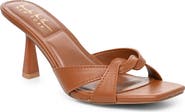 Nicole Miller Twist Strap Heeled Sandal