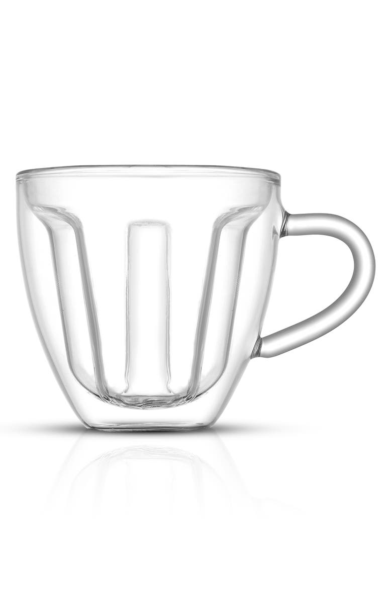 JoyJolt Disney Mickey Espresso Cups - Set of 2, Alternate, color, Clear