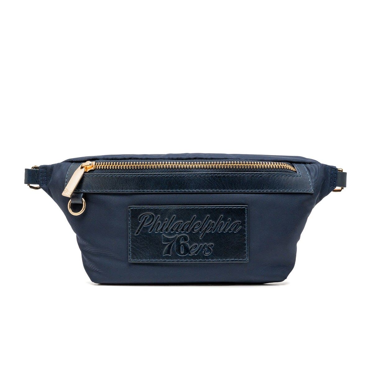 LUSSO Philadelphia 76ers Regan Fanny Pack, Main, color, Navy