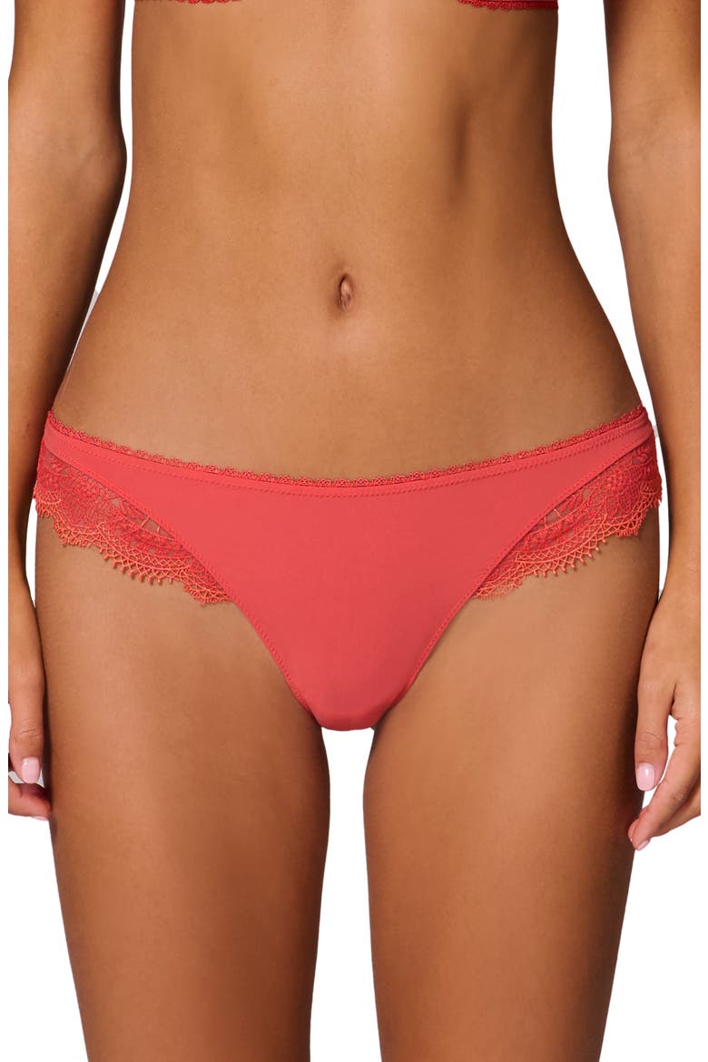 Allure Tanga Thong, Main, color, CORALIA RED