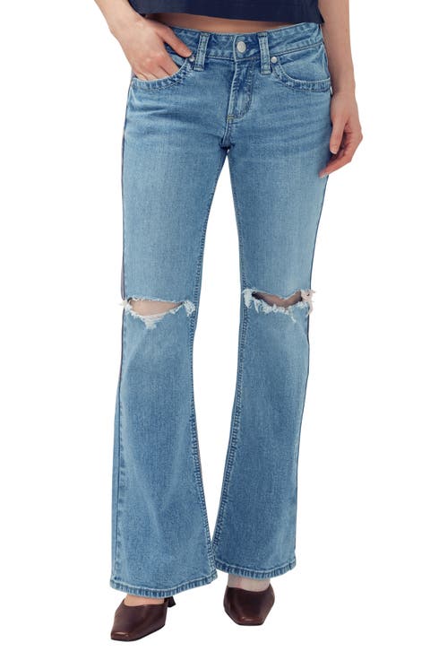 Suki Petite Curvy Mid Rise Bootcut Jeans