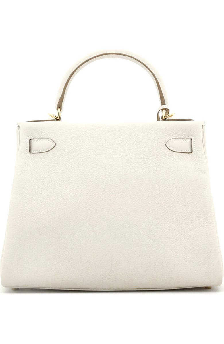 Pre-Owned Hermes Kelly Handbag Light Togo with Gold Hardware 28, Alternate, color, Craie