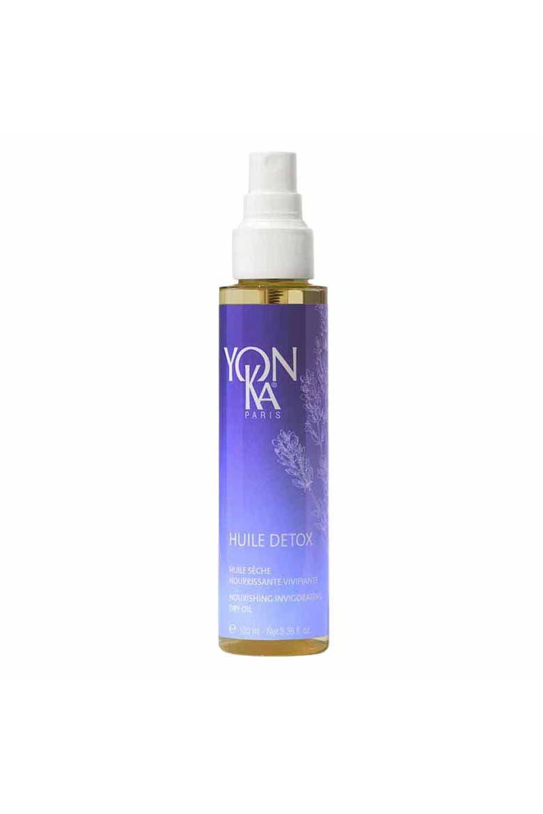 Huile Detoxing Dry Body Oil 3.38oz Lavender, Main, color, Lavender