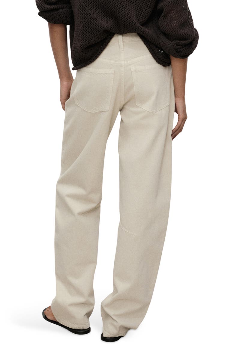 High Waist Balloon Jeans, Alternate, color, SAND