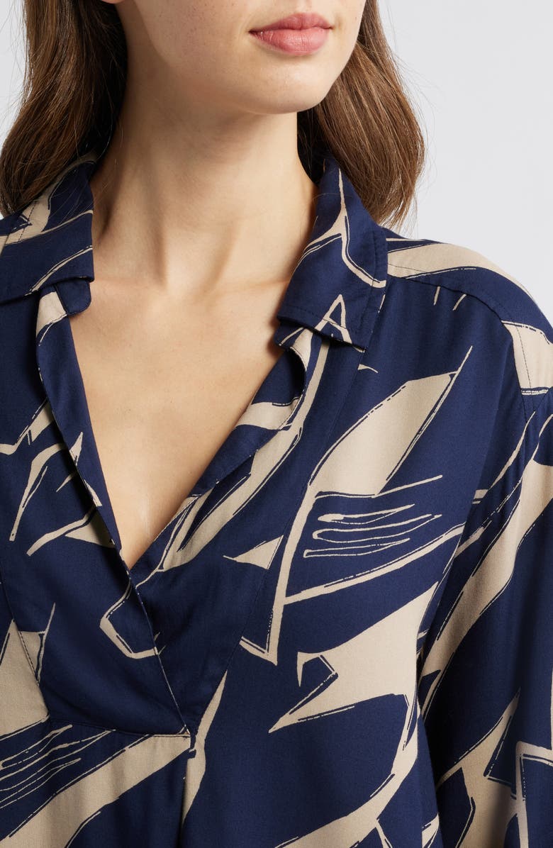 Masai Copenhagen Herdis Print Tunic Shirt, Alternate, color, 