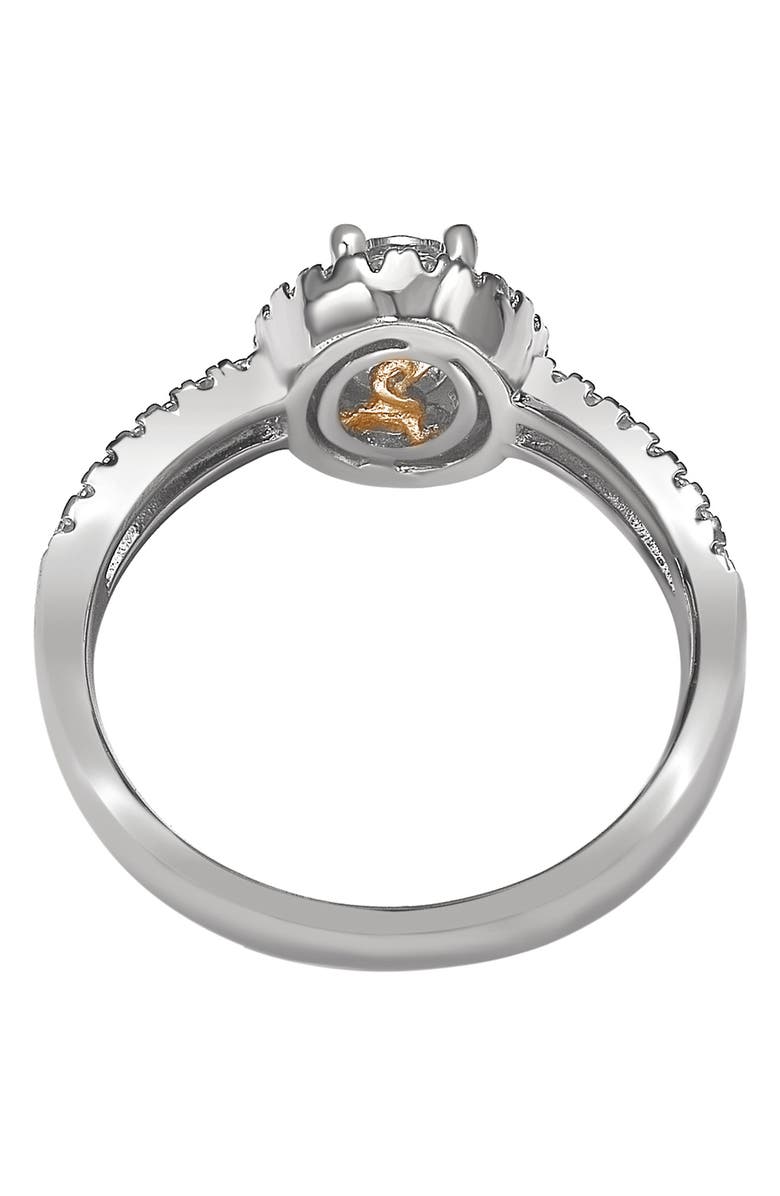 SUZY LEVIAN Sterling Silver Oval Cut Bridal Ring, Alternate, color, 