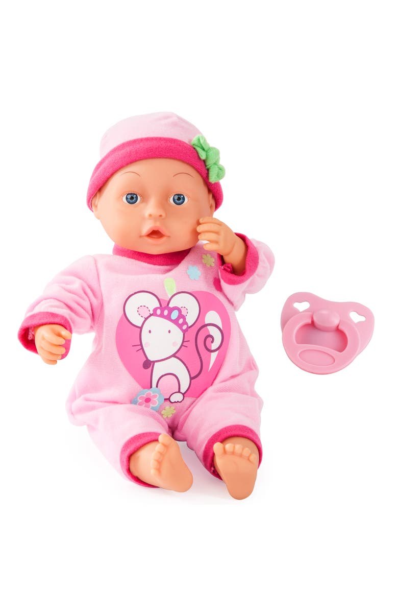 Bayer Design First Words Baby Doll, 13 Inch Mouse, Main, color, Multicolored
