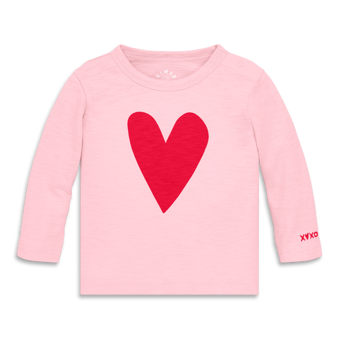 Baby Long Sleeve Heart Tee