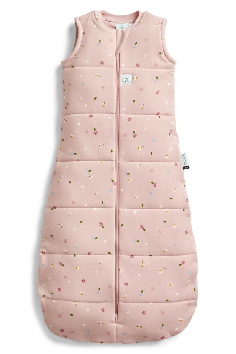 2.5 TOG Organic Jersey Wearable Blanket, Main, color, DAISIES