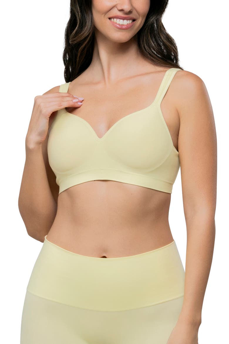 The Perfect Neckline Bra, Main, color, Banana