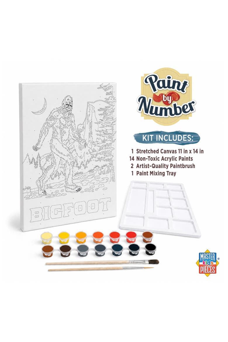 Big Foot - Paint by Number, Alternate, color, Multicolor