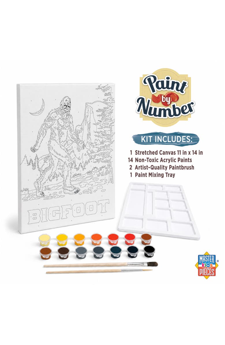 Works of Ahhh... Big Foot - Paint by Number, Alternate, color, Multicolor