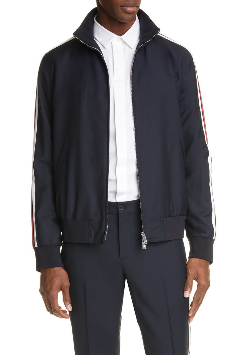 Stripe Track Jacket, Main, color, BLUE MULTI