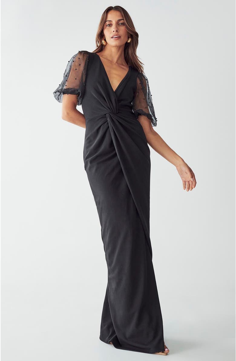 BWLDR Chiara Dress, Alternate, color, Black