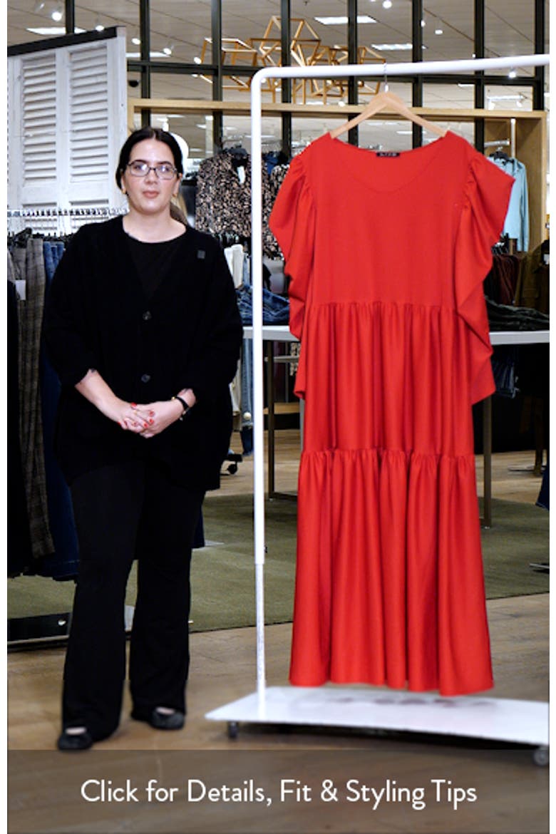 Isabel Long Sleeve Tiered Maxi Dress video