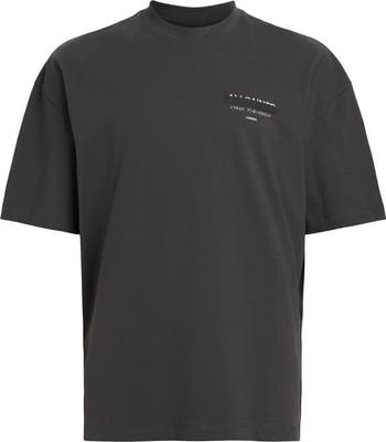 Redact Mock Neck Graphic T-Shirt