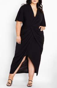 City Chic Braelynn High-Low Maxi Dress