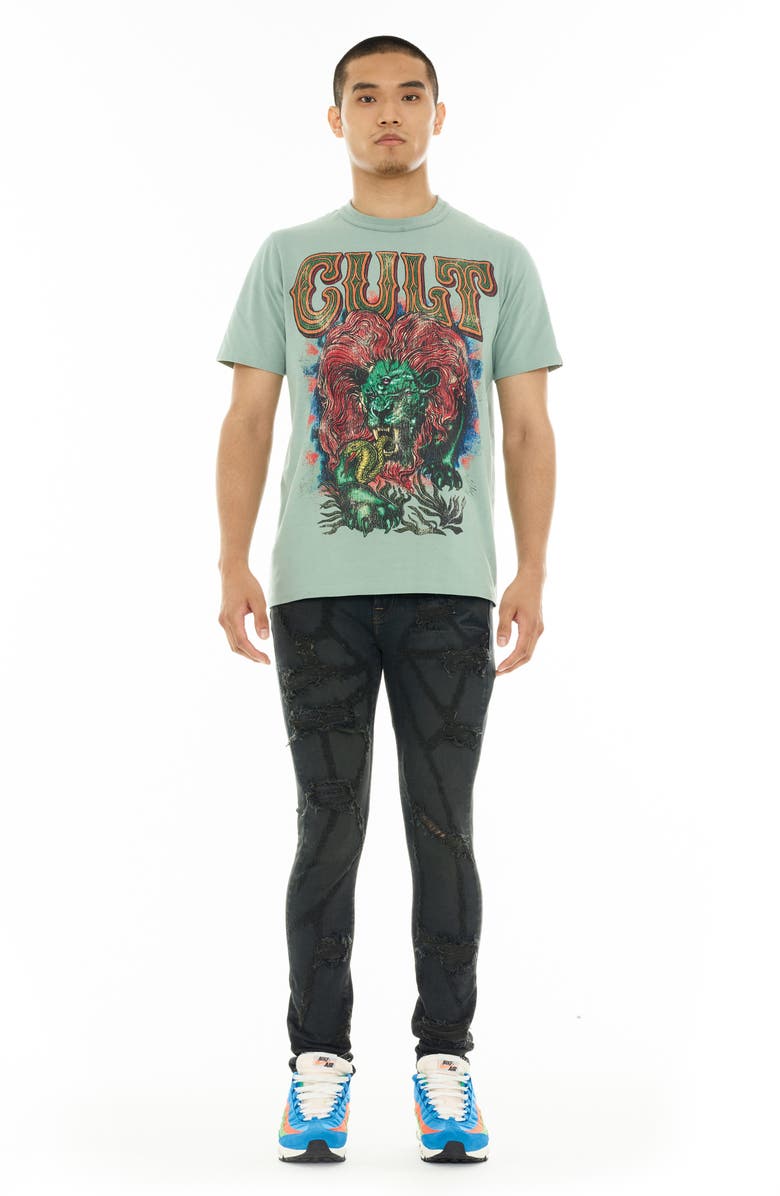 Cult of Individuality Punk Super Skinny 602 Jeans, Alternate, color, 