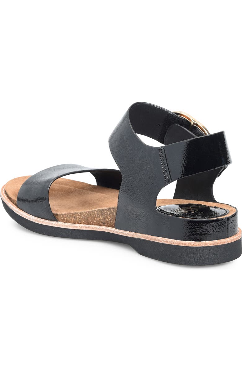 Söfft Bali Sandal, Alternate, color, Black Patent