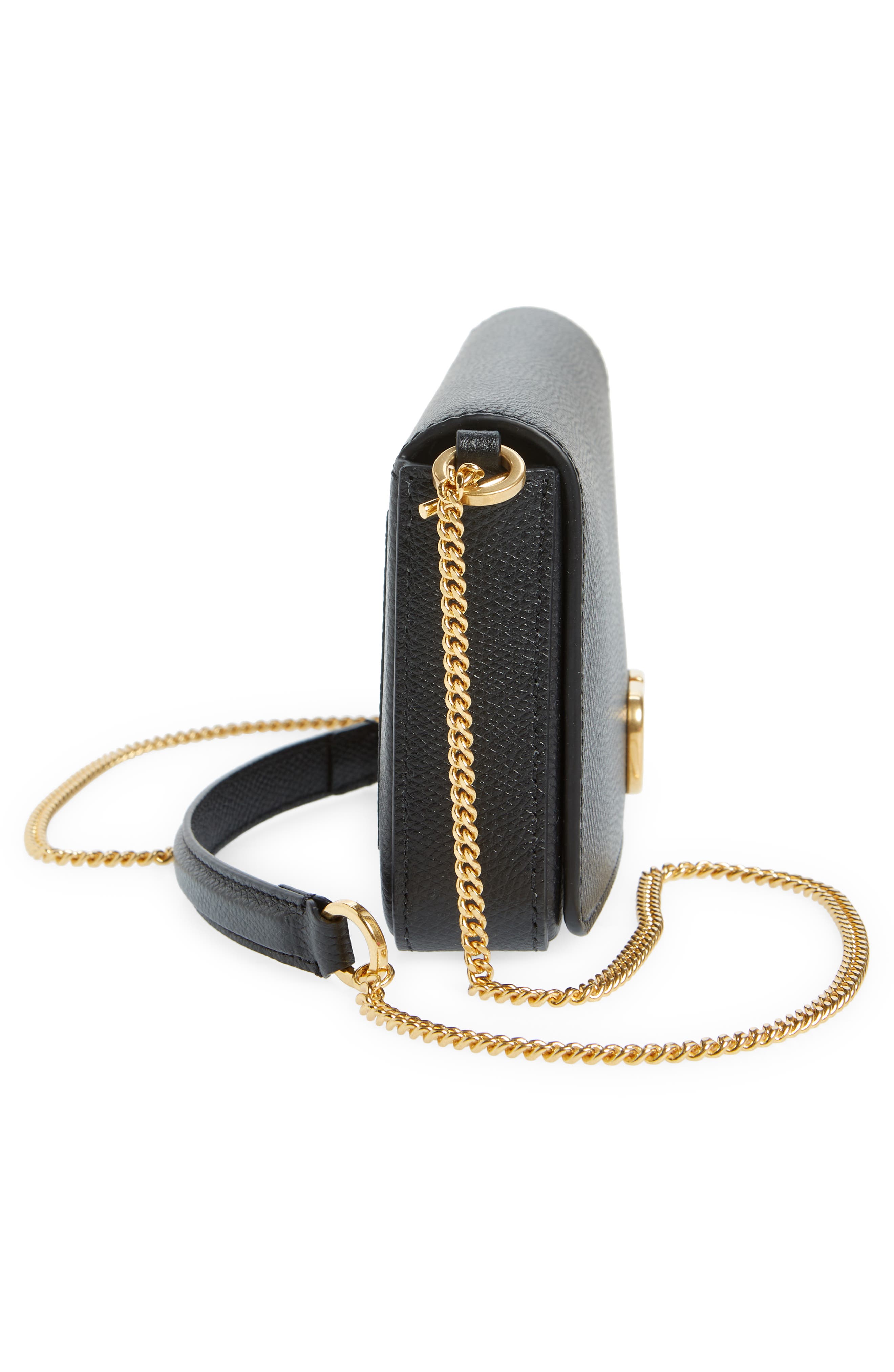 Valentino Garavani VLOGO Leather Crossbody Pouch Bag, Alternate, color, 