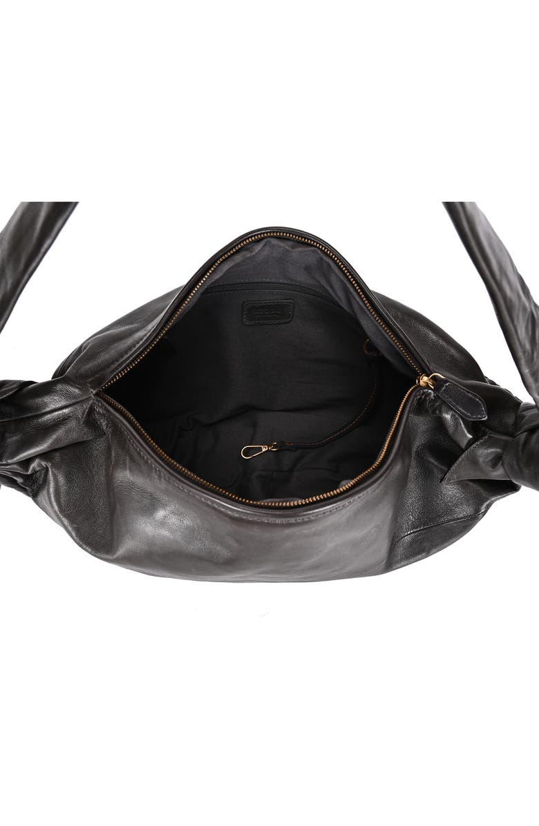 OLD TREND Lily Oversized Handwoven Convertible Leather Sling Bag, Alternate, color, Grey