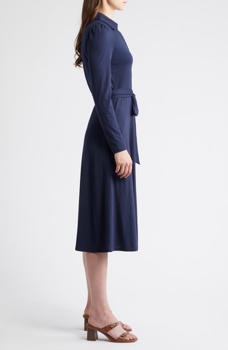 Boden Imogen Long Sleeve Dress, Alternate, color, Navy