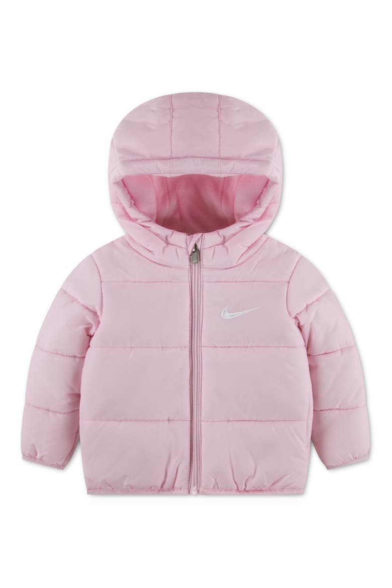 Kids' Essential Water Repellent Puffer Jacket, Main, color, PINK FOAM