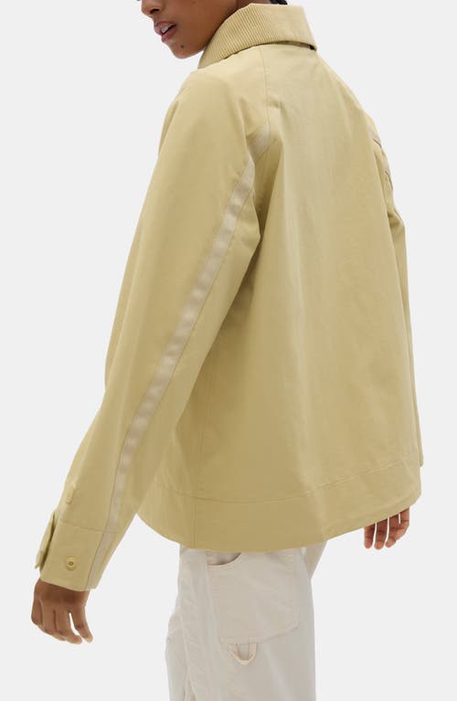 Halfdays Hooded Rain Jacket In Brown