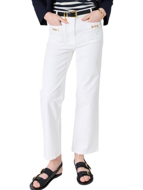 Allie Cropped Straight Leg Jeans