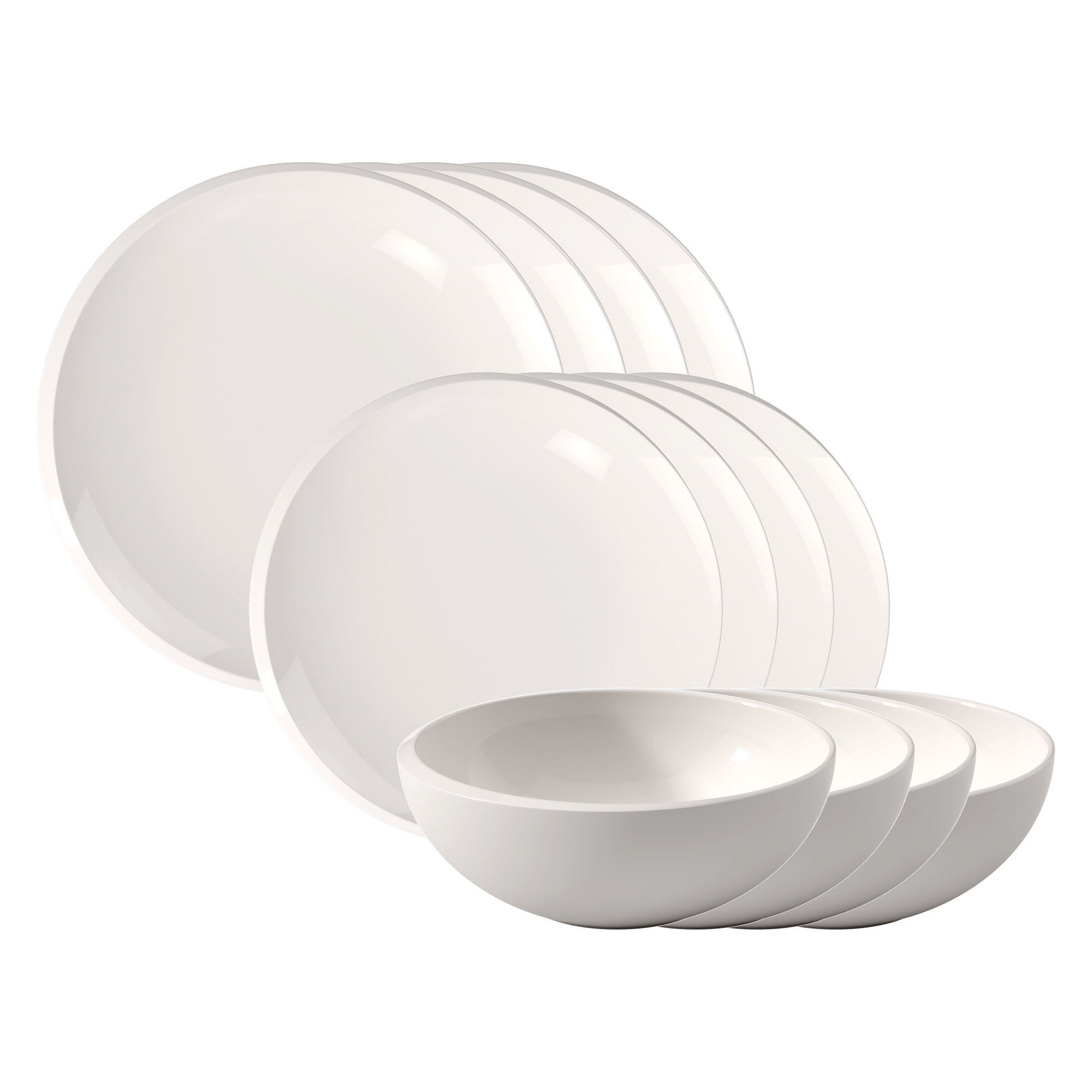 Villeroy & Boch NewMoon 12 Pc Set - White