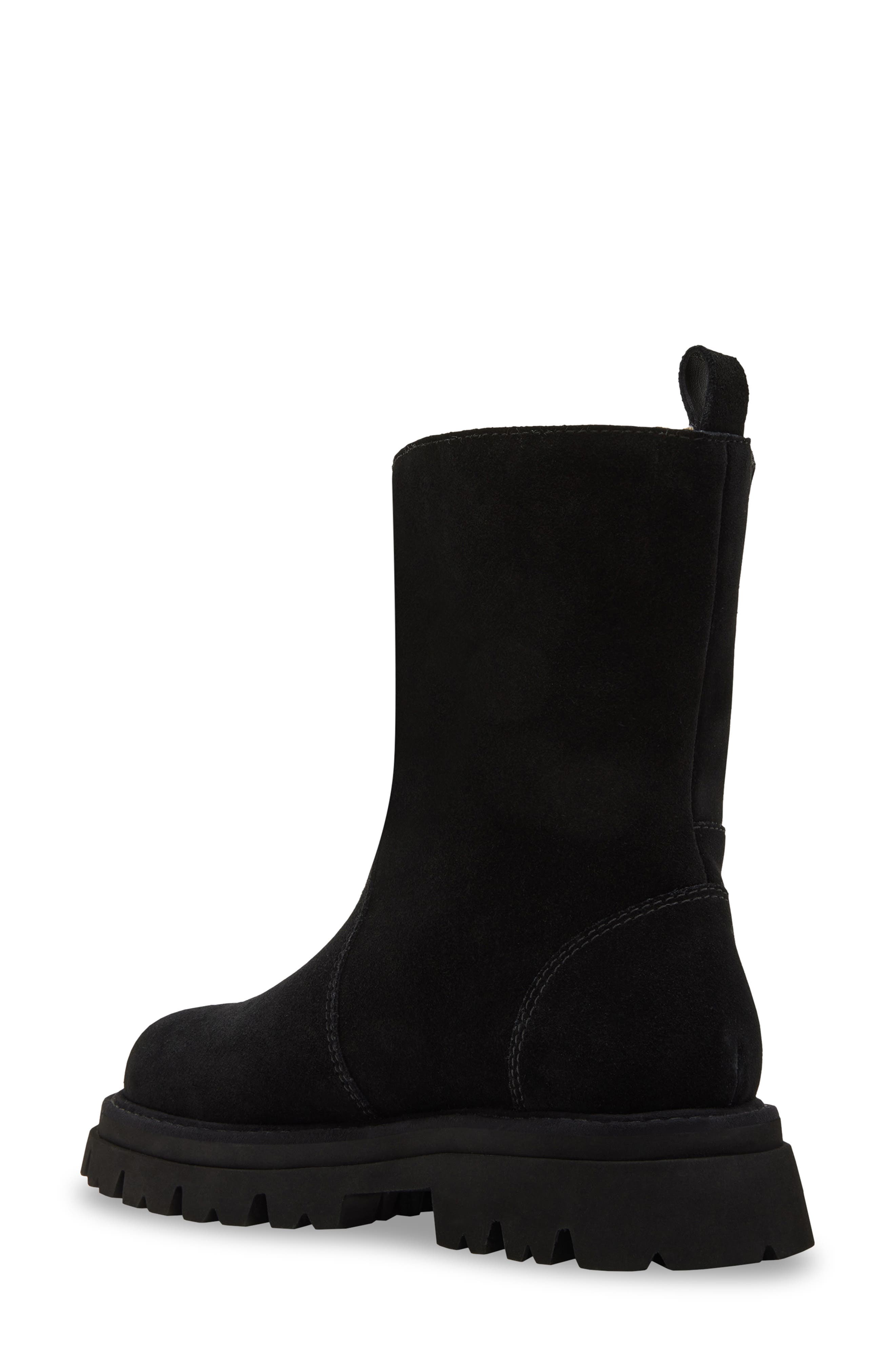 Blondo Burnout Waterproof Boot, Alternate, color, Black Suede
