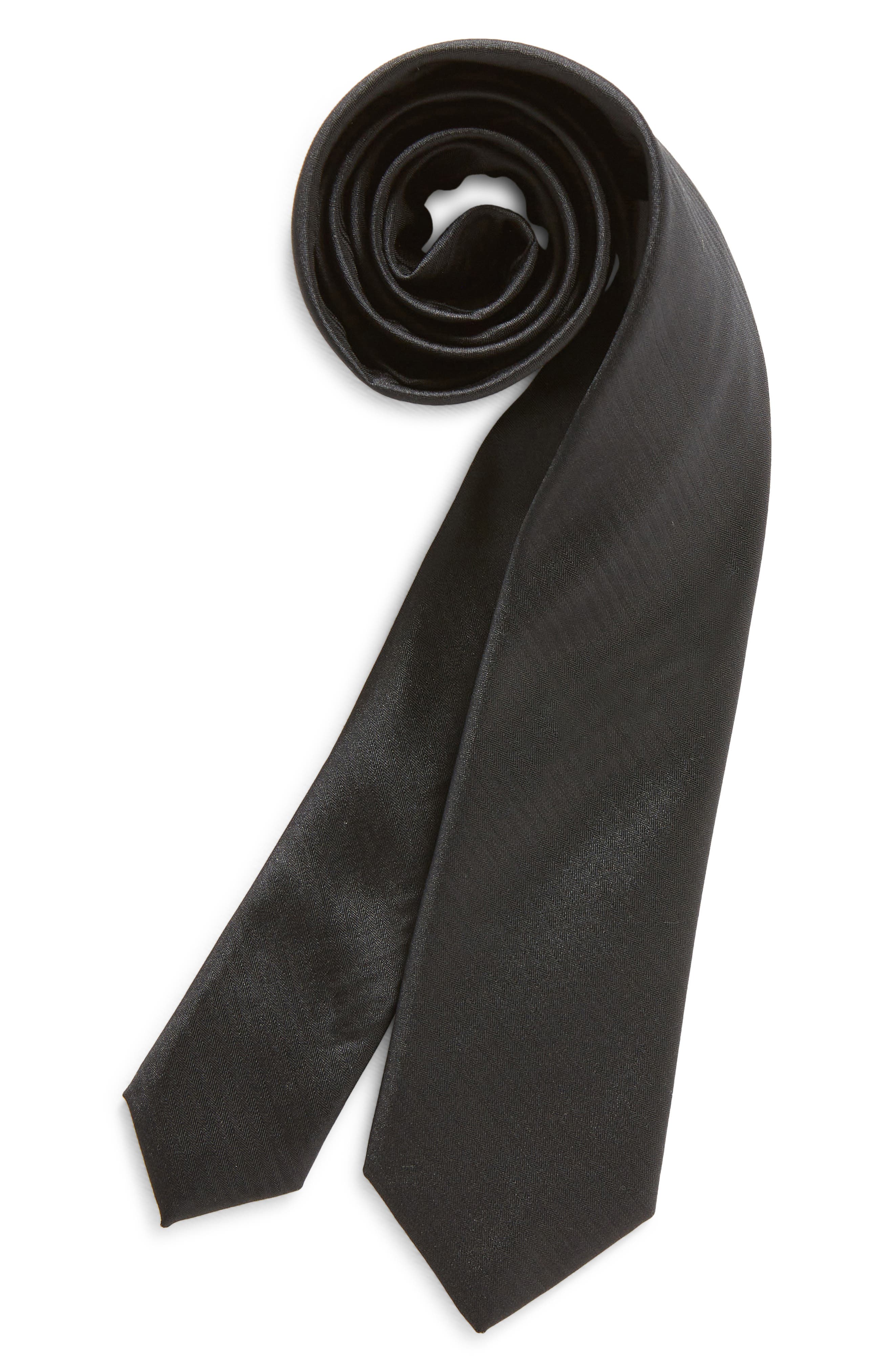 selected BLACK UGO SATIN