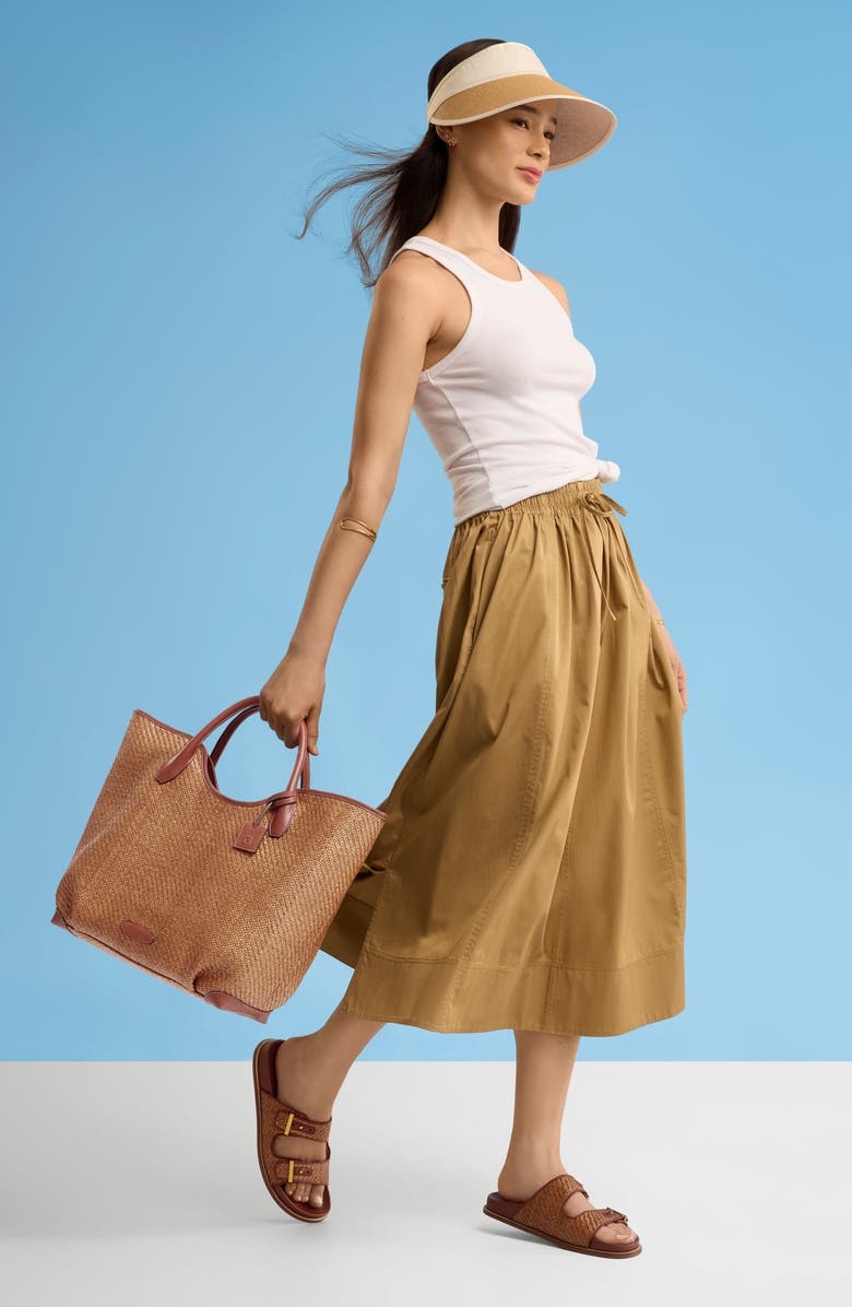 Cole Haan Amagansett Raffia Tote, Alternate, color, Natural Tan