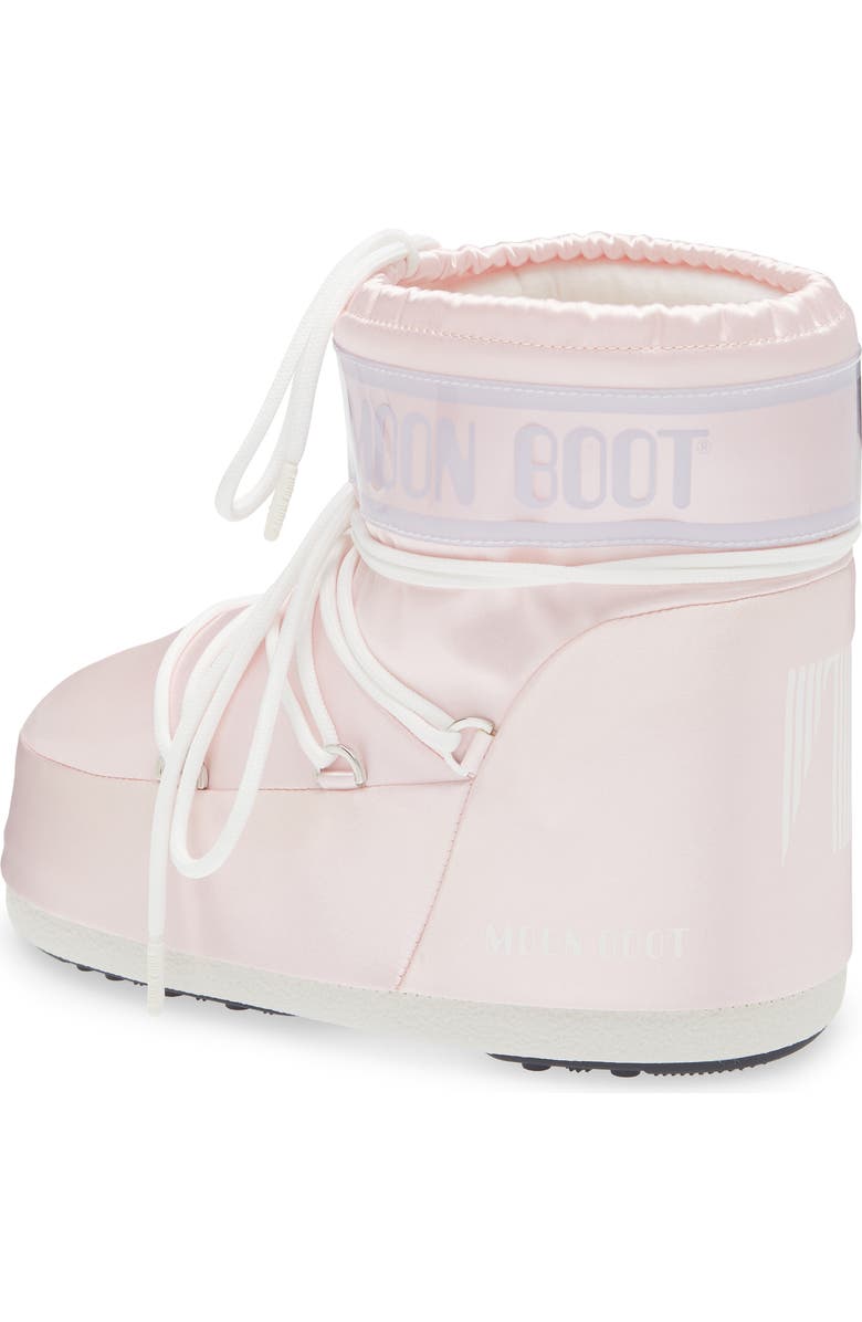 Moon Boot<sup>®</sup> Icon Low Water Repellent Nylon Boot, Alternate, color, Rose
