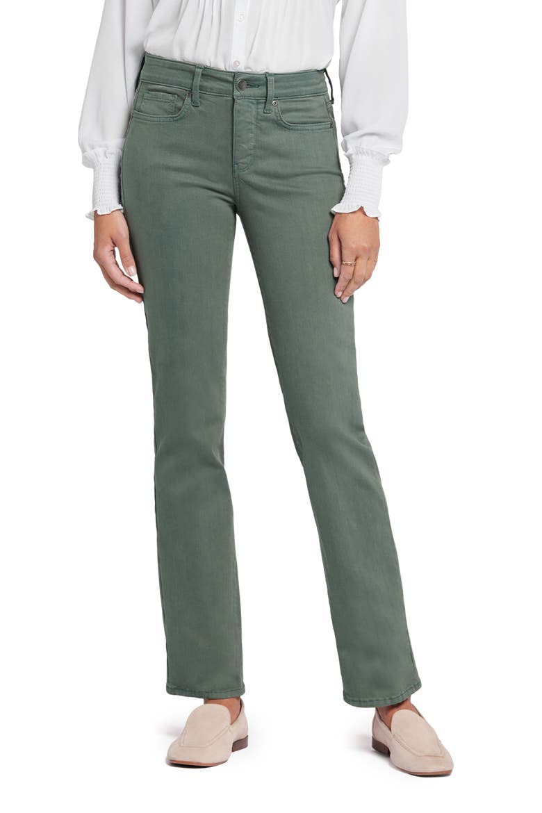 Marilyn Straight Leg Jeans, Main, color, SAGE LEAF