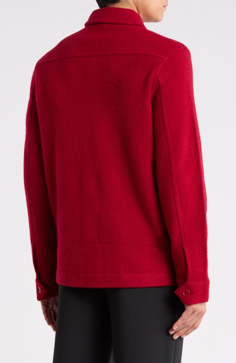 Boiled Extrafine Merino Wool Work Jacket