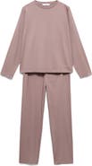MANGO Plain Cotton Pajamas