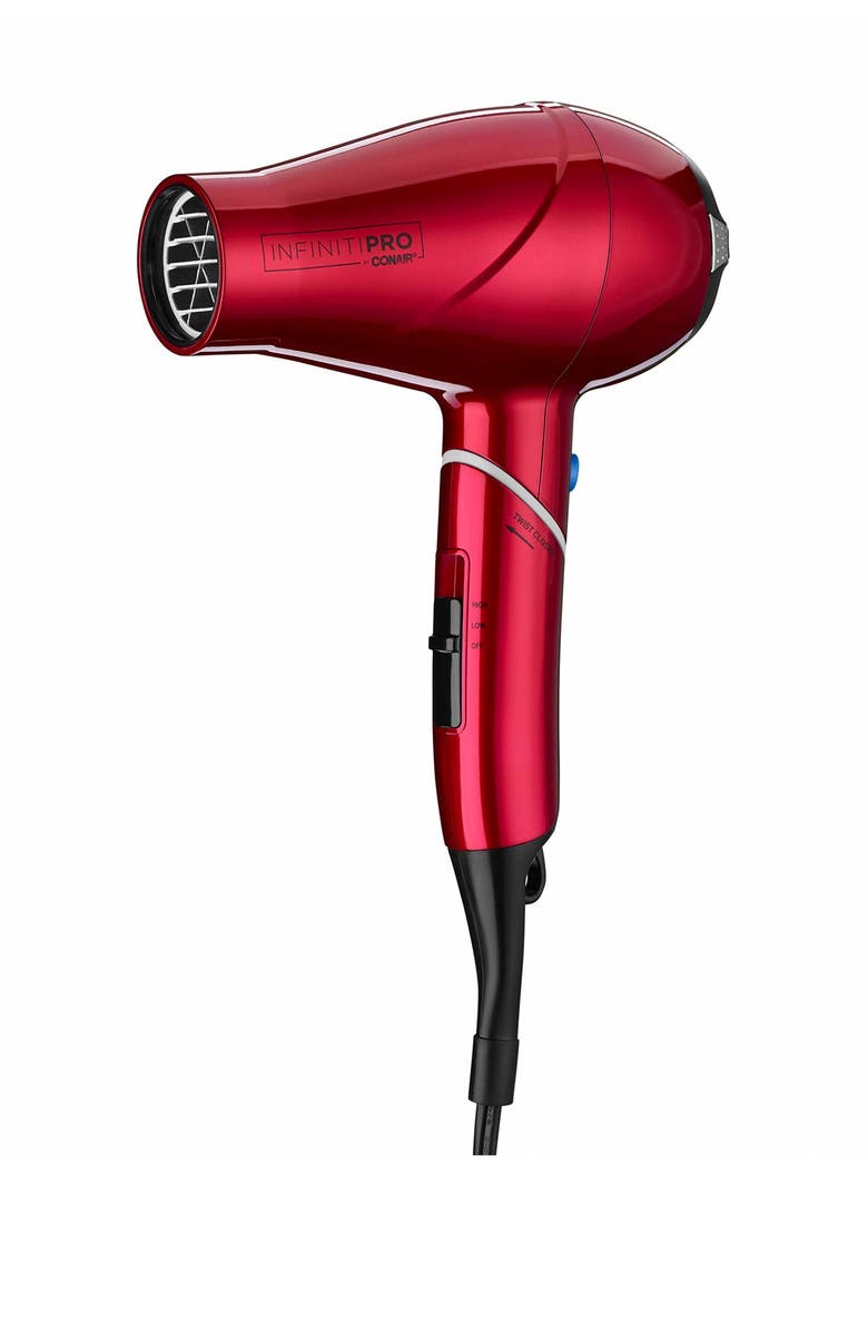 CONAIR Infiniti Pro Travel Dryer - Red, Main, color,