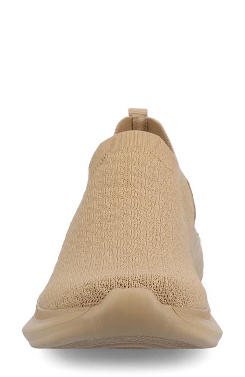 Journee Collection Women's Linnea Casual Slip-on Sneakers In Tan
