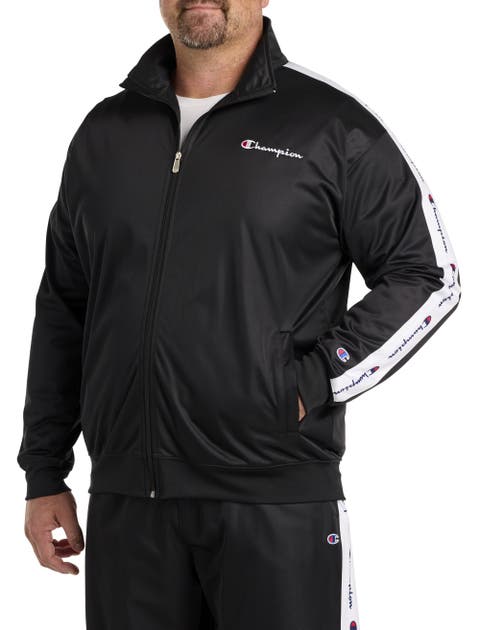 Big & Tall Tricot Track Jacket