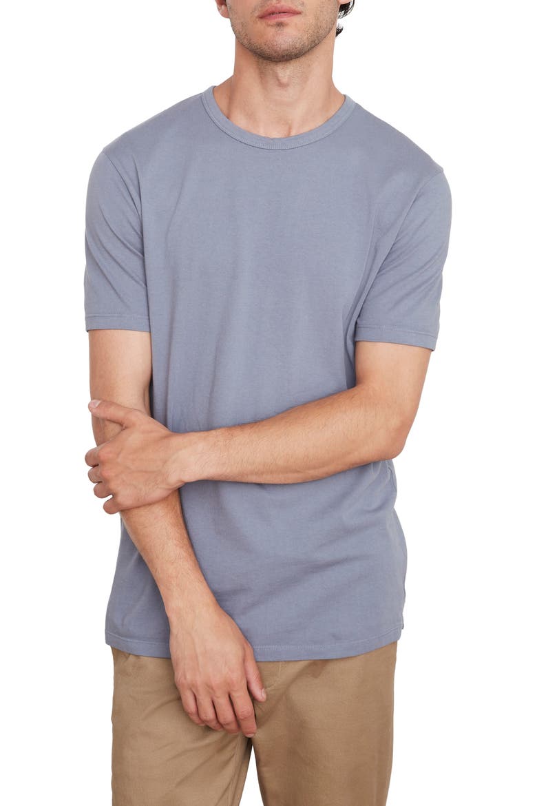 Solid T-Shirt, Main, color, PEBBLE BLUE
