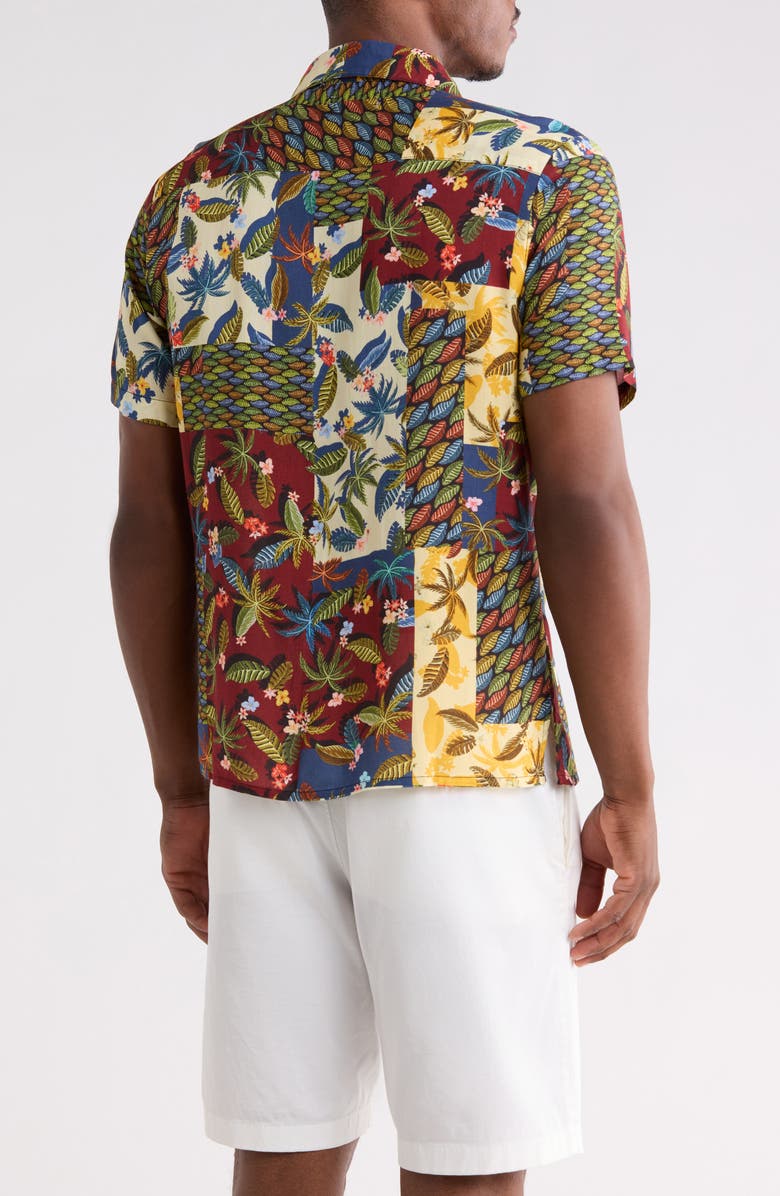 Raga Man Print Button-Up Shirt, Alternate, color,