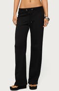 EDIKTED Quinn Straight Leg Sweatpants