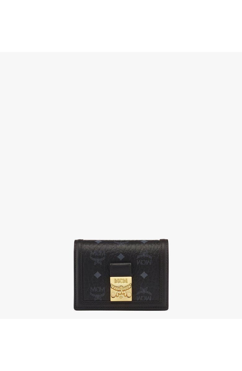 MCM Tracy Wallet in Visetos, Main, color, Black