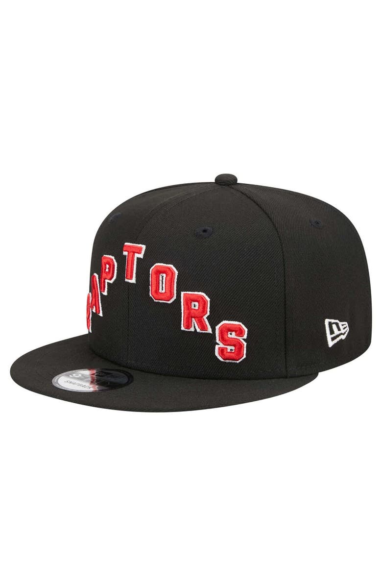 New Era Men's New Era Black Toronto Raptors Jersey Hook Statement Edition 9FIFTY Snapback Hat, Alternate, color, 