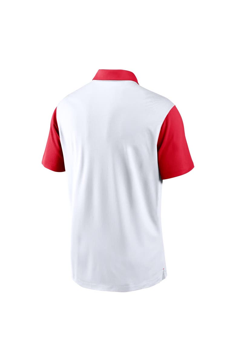 Nike Men's Nike White Georgia Bulldogs Campus Pattern Vapor Performance Polo, Alternate, color, 